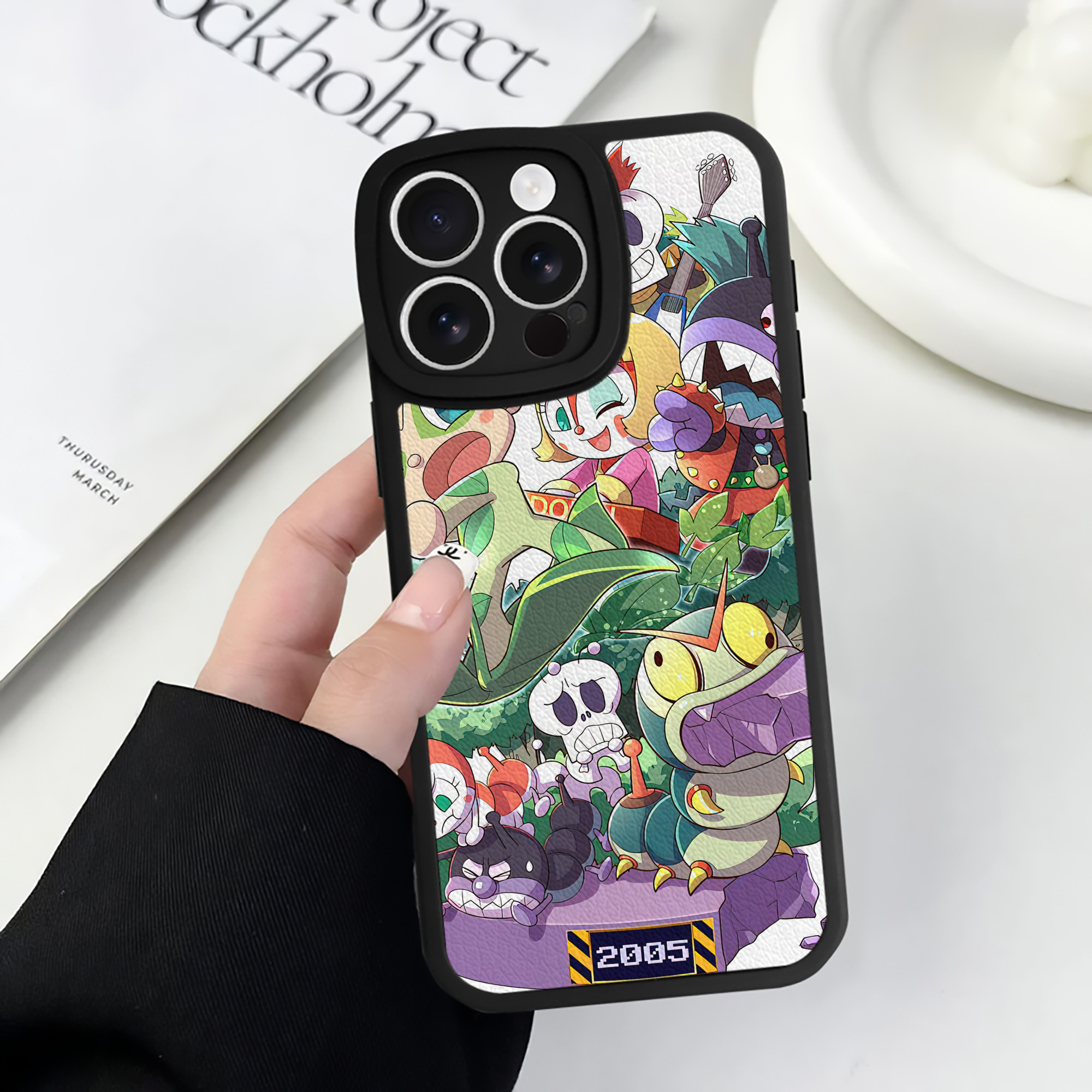 （画像用） アンパンマン Anpanman 【iPhone 16シリーズ対応】シリコンスマホケース（レザー調） 材質：シリコン